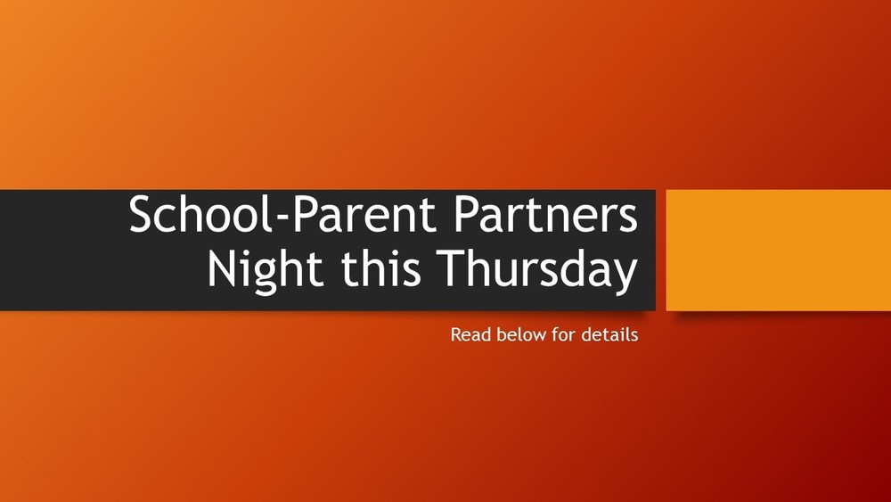 School-Parent Partners Night