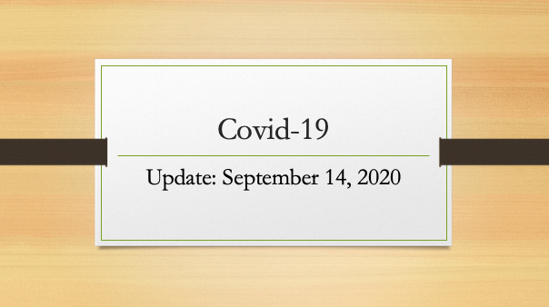 Sep. 14 Covid Update