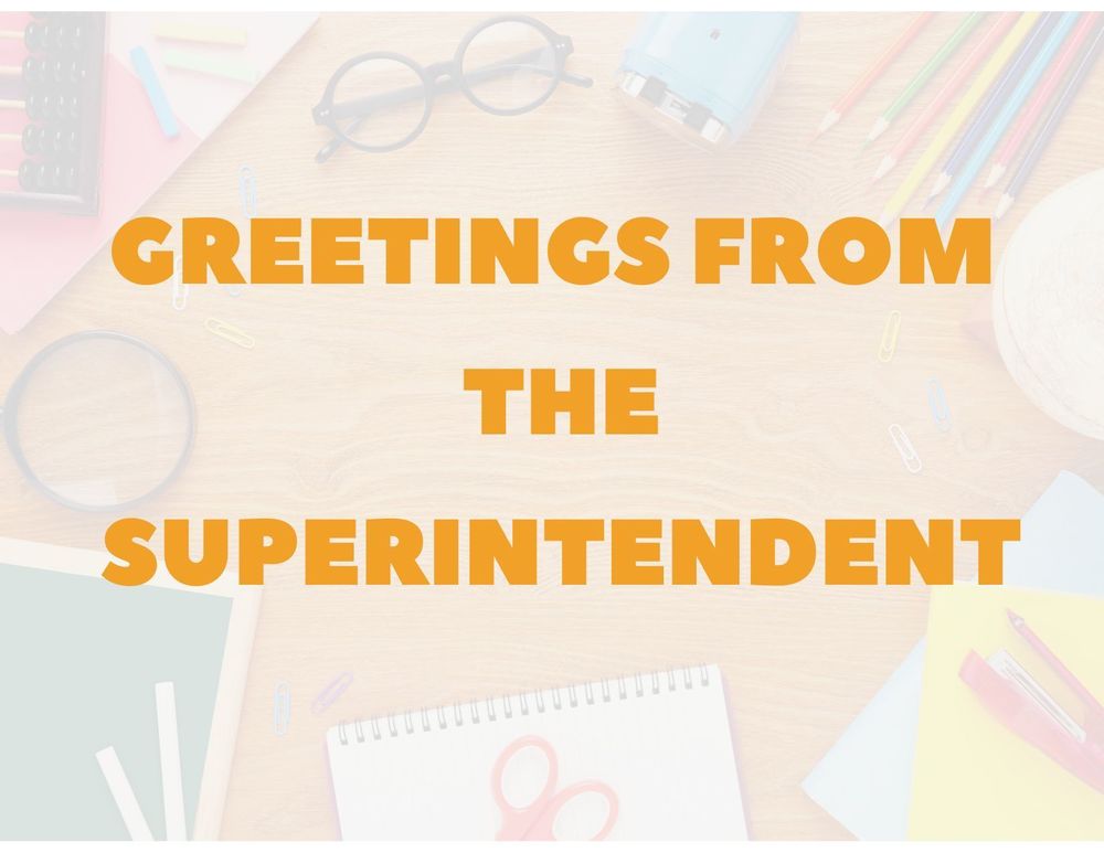 Superintendent Letter