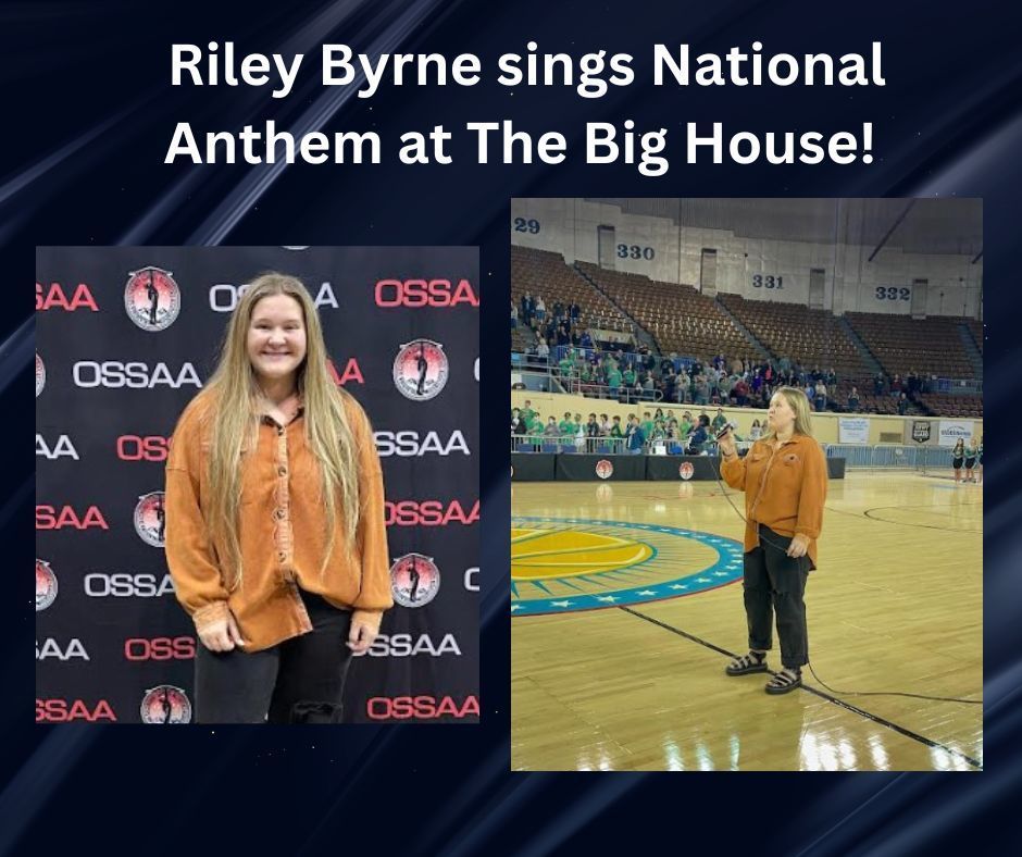 Riley Byrne sings National Anthem