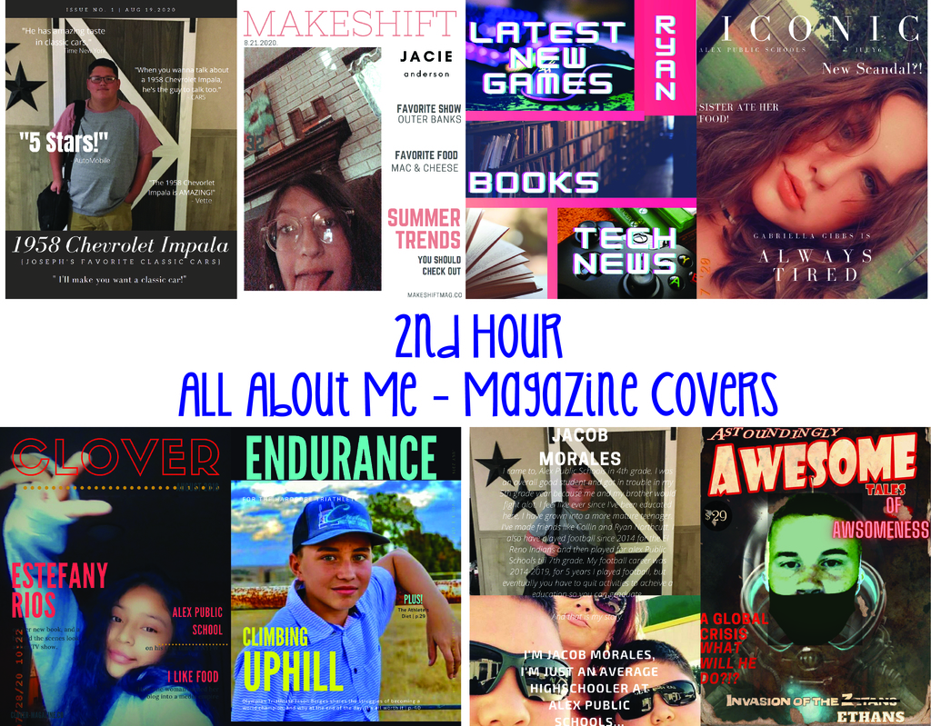 "All About Me" Magazine Covers